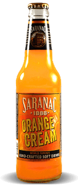 Saranac Orange Cream Hand-Crafted Soft Drink | Soda Pop Stop