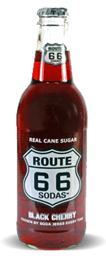 Route 66 Sodas Black Cherry - Soda Pop Stop