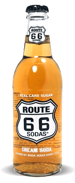 Route 66 Sodas Cream Soda - Soda Pop Stop