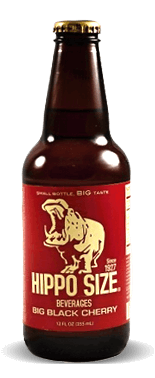 Hippo Size Beverages Big Black Cherry - Soda Pop Stop