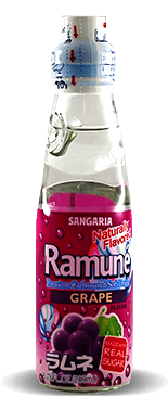 Sangaria Ramune Carbonated Soft Drink - Grape Flavor | Soda Pop Stop