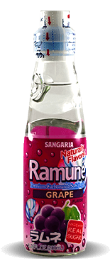 Sangaria Ramune Carbonated Soft Drink – Grape Flavor | Soda Pop Stop